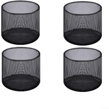 Set di 4 vasi per piante da laghetto e ortaggi da giardino, design traspirante (rotondo)