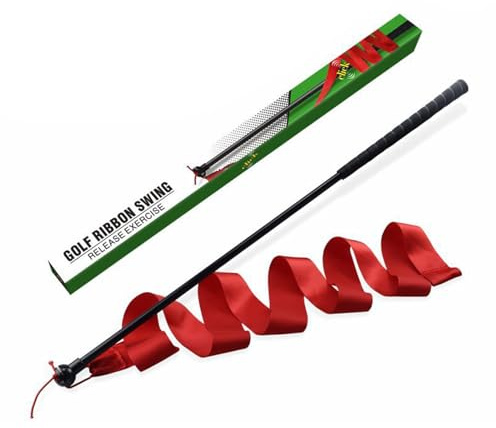 Javoryxh Pratica del Suono Bastone da Altalena con Nastro Golf Aumenta La velocità Oscillazione Accessori per Strumenti Pratica Club Allenamento Strumento Miglioramento Facile Usare