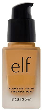 e.l.f. Flawless Finish Foundation, Lightweight & Medium Coverage, Semi-Matte Finish, Almond, 0.68 Fl Oz (20mL)