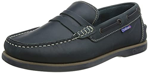 Chatham Chaussures Bateau Shanklin pour Homme, Bleu Marine, 40 EU