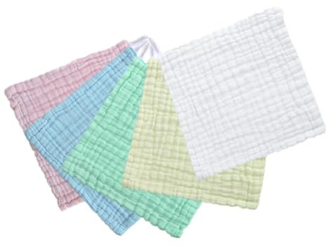 VICASKY 5 Piezas Toalla Infantil Vacaciones Toalla niño toallita Infantil toallita Bebe toallitas Toallas toallita Algodon para Bebe toallita para niños pequeños Cuerpo Bufanda bebé