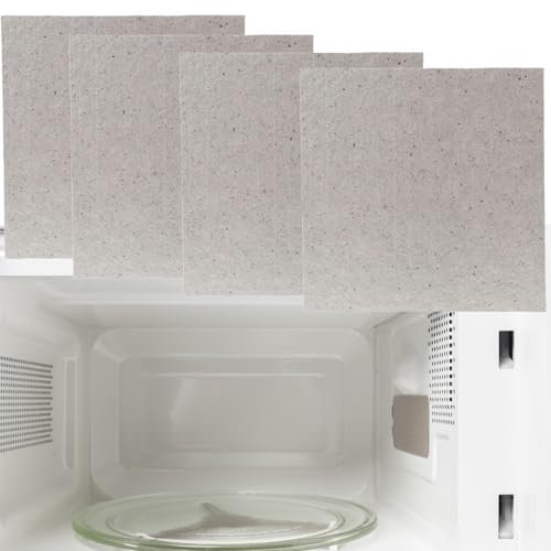 Protezione per Forno a Microonde in Mica,Piastra di Mica per Onde per Microonde,Forno a Microonde Piastre di Mica,Foglio Forno a Microonde Copertura di Guida d'Onda,per Forno a Microonde Protezione