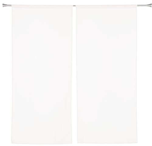 Linder - Visillo de Cristal (45 x 120 cm, 100% poliéster, Certificado Öko-TX, Tejido y teñido en Francia, colección Etamine Helada