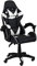 Totò Piccinni Sedia GAMING Ergonomica Reclinabile Girevole con cuscini in similpelle con rotelle e poggiatesta (Bianco)