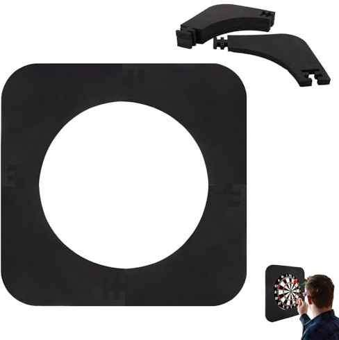 LDHHYH Anillo envolvente de tablero de dardos, protector de pared duradero de EVA para diana de dardos para interiores y exteriores, ideal para juegos familiares y de fiesta, accesorio perfecto para