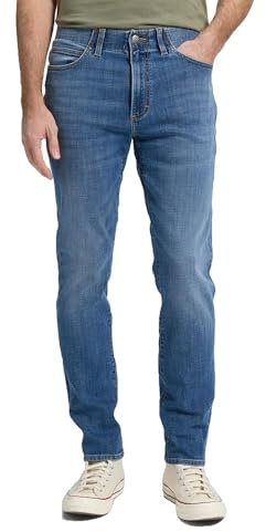 Lee, Men's Jeans Slim Fit MVP Blue Print Slim Fit Straight Leg