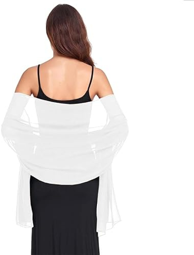 Van Der Rich ® - Silk Mussel Scarf Lätt Sjal - Kvinnor