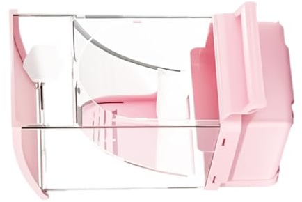 Distributeur de nourriture pour perroquets de grande capacité, amovible, facile à nettoyer, transparent, accessoire de cage pour perroquets avec design amovible