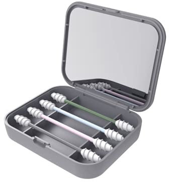 Capeebara - Coton Tige Lavable - Lot de 4 Nettoyeurs d'oreilles Réutilisables (Pack Famille)