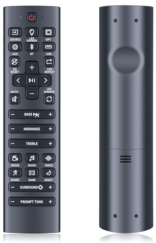 CLVIZCXOM Télécommande de rechange pour barre de son ULTIMEA Aura A30/A40 5.1 Surround Sound System