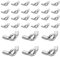 ZWWOGE Tuercas de Mariposa M6, 30 pcs Tuercas de Mariposa de Acero Inoxidable, para Herramientas DIY y Hardware para Dispositivos Electrónicos