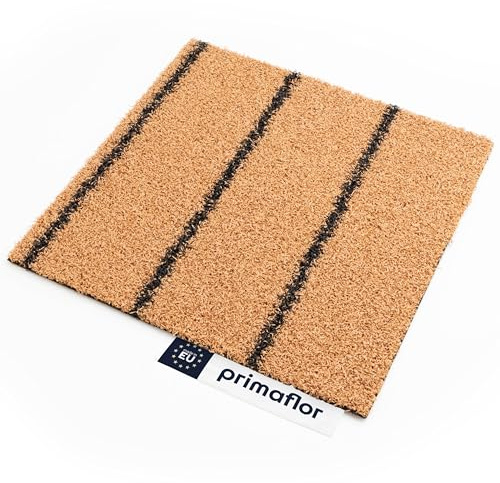 Primaflor Kunstrasen Teak pro 200x50cm | Braun | 12 mm | UV-stabil | wetterfest | wasserdurchlässig | Rasenteppich in Teak-Optik | Bootsdeck Belag und Schiffsdeckbelag | für Balkon und Terrasse