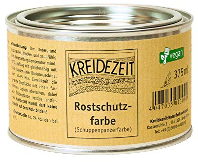 Kreidezeit Rostschutzfarbe 375 Milliliter Metallfarbe