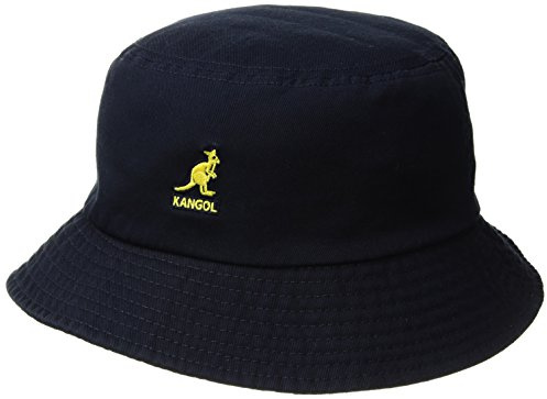 Kangol Berretto a Secchiello Lavato da Uomo, Blu (Navy), XL