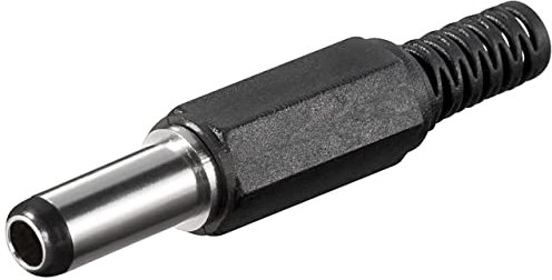 CABLEPELADO Connettore alimentazione CC | Compatibile con CCTV, DVR, ripetitori WLAN, router | Connessione con saldatura | Max 50 V 2 A 100 W | DC 5,5 x 2,5 mm | maschio