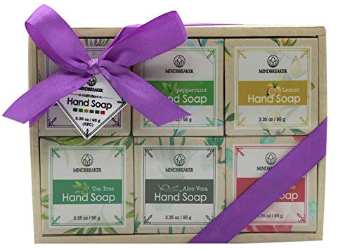 Set regalo con olio di sapone fatto a mano, ingredienti biologici naturali (6 PCS)