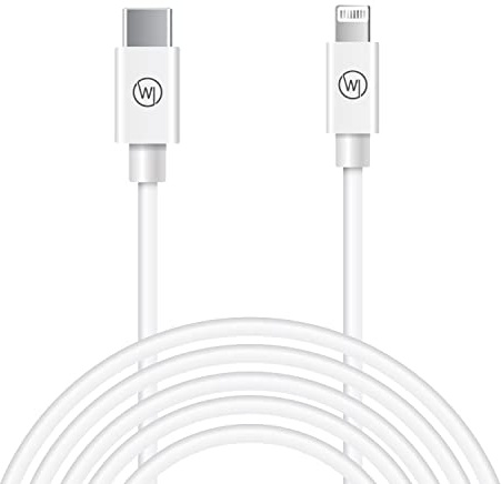 Wicked Chili 1m USB-C auf Lightning Ladekabel kompatibel mit iPhone 14, 13, 12, 11 Pro, Plus, Max, Mini, iPad und MagSafe Ladegerät, PD 3.0 Fast Charge Kabel (Schnelladekabel MFI zertifiziert)