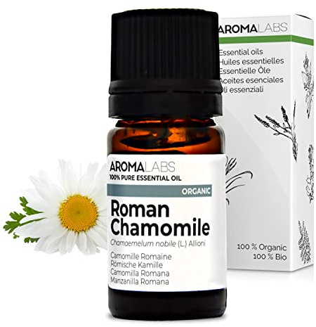 Manzanilla Romana BIO (Chamaemelum nobile) - 5 mL - Aceite Esencial Quimiotipado y Certificado AB - Aroma Labs