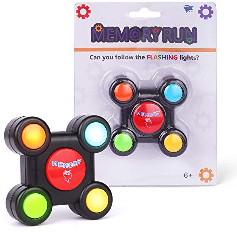 Point Games Memory Run - Electronic Memory Handheld Game with Lights - Competitive Maze Challenge Gameplay -Cognitive Developmental Brain Teaser Puzzle Toy - Kids Ages 6+