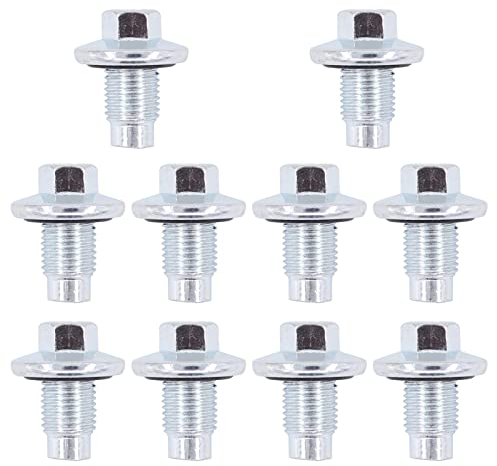 Ölablassschraube M14x1,5 mit Dichtring Verschlussschraube Ölwanne Schraube für B Max Cougar Courier Escort Fiesta MK5 MK6 Focus MK3 MK2 MK1 Fusion Galaxy WA6 Grand C-Max KA Kuga 2 Mondeo MK4 BA7