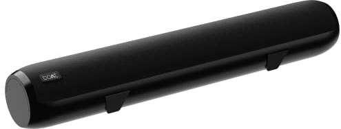 boAt Aavante Bar 610, 25 W signaturljud, 2,0 CH med dubbla passiva radiatorer, 7 HRS-batteri, elegant design, multianslutning, Bluetooth soundbar, soundbarhögtalare (kolsvart)