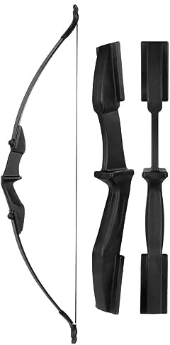 53 Takedown Recurve Bow and Arrow Set Adult 30/40LBS Archery Right & Left Hand Archery Target Practice Outdoor Hunting with 12pcs Mixed Carbon Arrow (bow, 30lbs)