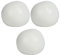 SUPYINI Jonglierbälle, 3-teiliges PU-Clown-Jonglierball-Set, Clown-Jonglierball-Set für Anfänger und Profis für Drinnen und Draußen (Weiß)