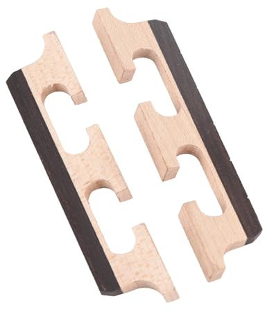 Funien 2PCS, CNC Light Wood Banjo Bridges, für 5-Saiten-Banjos, mit Einfacher Installation, der Besten des Spielers
