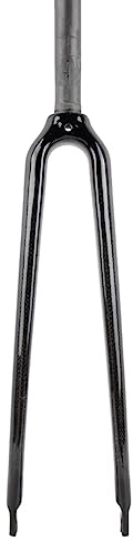 Sirxlevcy Full Carbon Fiber Road Bike Front Fork Straight Tube Black Bicycle Fork 25.4 Road Front Fork Retro Bicycle Front Fork
