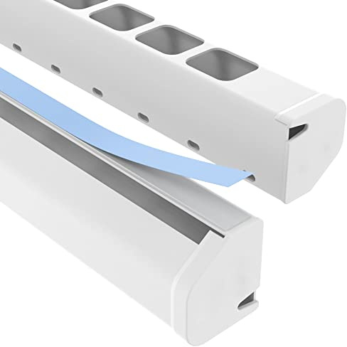 Cablecoach CC10015 Guía de Cables Debajo de la Mesa, Blanco