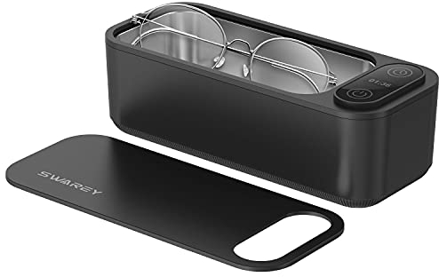 SWAREY Ultrasonic Cleaner 680ML 42,000Hz Professional Ultrasonic Cleaner with 5 Timer Modes for Cleaning Jewel Watch Glasses Jewelry Dentures, 680ML, ABS, PTFE_(polytetrafluoroethylene), ABS PTFE