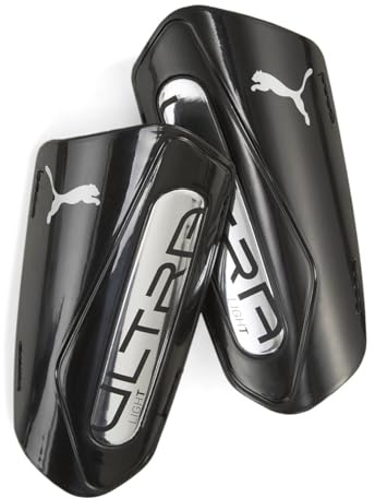 Puma Ultra Light Strap, Unisex Schienbeinschoner, Puma Black-Puma Silver, S - 030992