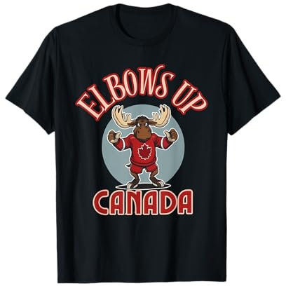 Elbows Up Canada Defiant Eloose Kanada Hockey-Trikot T-Shirt