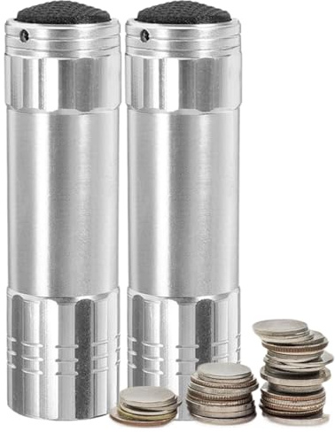 Opilroyn Coffre-fort de dérivation | Boîte secrète en forme de lampe de poche, fausse lampe de poche pour cacher de l'argent, des bijoux, des petits articles, conteneurs de rangement portables