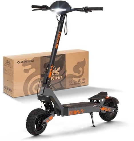 Monopattino Elettrico Adulto,Scooter Elettrico,Patinete electrico,Motore da 500W,Autonomia di 55-60 km,Carico Massimo 120KG,Pneumatici da 10,Sistema di Controllo di Doppia frenata,G2