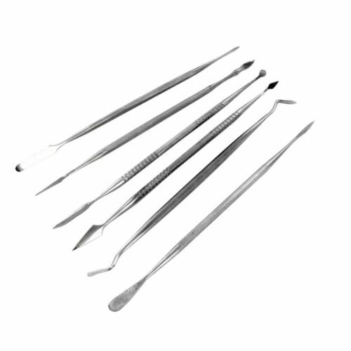 Set 6 Sgarzini Doppi in Acciaio – Strumenti di Precisione per Modellismo – PDT5200