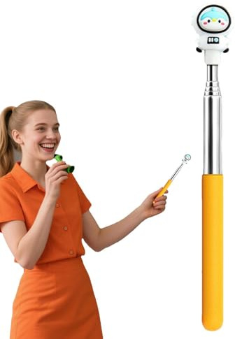 Bastone di puntamento a mano - Barra di puntamento allungabile per bambini - Insegnante divertente materiale scolastico, materiali antiscivolo per presentazioni in classe prescolare e apprendimento