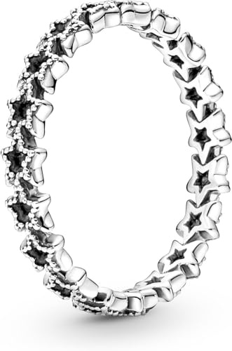 Pandora Band aus Asymmetrischen Sternen Ring 190029C00 Bague pour femmes