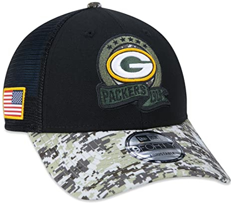 New Era 9Forty Cap Salute to Service Green Bay Packers