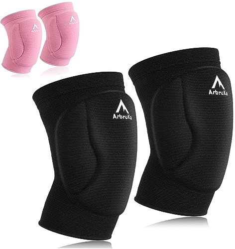 Volleyball Knee Pads for Men Women Boy Girl , Knee Protector Knee Supporter . Knee compression Sleeve with high Protection Cushion for Volleyball ,Running ,House Cleaner , Worker , Weight lifting ,