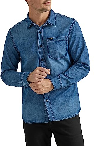 Lee Men's All Purpose Classic Fit Long Sleeve Shirt Button Down Shirt (Pack of 1)