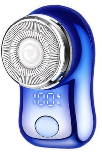 Mini Electric Shaver, Portable Powerful Storm Razor for Men Women, USB C Rechargeable, Battery Power Display, Lightweight Razor for Travel Office Business Trip
