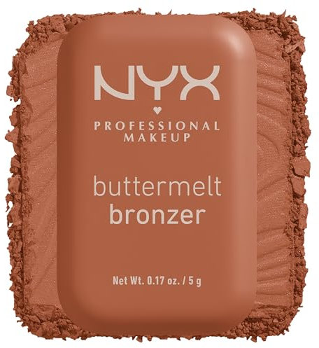 NYX Professional Makeup Bronzer in Polvere, Per un Look Abbronzato e Baciato dal Sole, Tenuta Fino a 12H, Resiste alle Sbavature, No Transfer, Buttermelt Bronzer, Tonalità: 02.5 Butta Ballin, 5 g