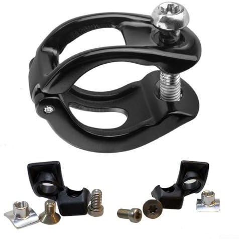 Set di anelli di bloccaggio per leva del freno della bicicletta, staffa di montaggio in metallo+kit anello di serraggio per serie Matchmaker per elisir (sinistra)