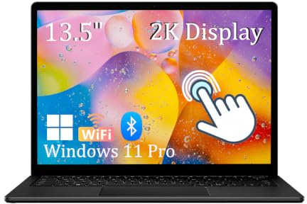 Microsoft Surface Laptop 3-pekskärm bärbar dator, 13,5 tum (2256 x 1504), Intel Core i5-1035G7, 8 GB RAM, 256 GB SSD, QWERTY tangentbord, svart, Windows 11 Pro (renoverat)