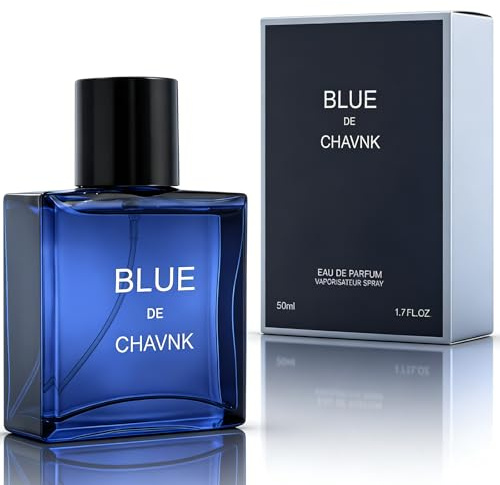 BLUE DE CHAVNK Men's Cologne 50ml - Refreshing Long-Lasting Scent - Classic All-Day Masculine Perfume Spray
