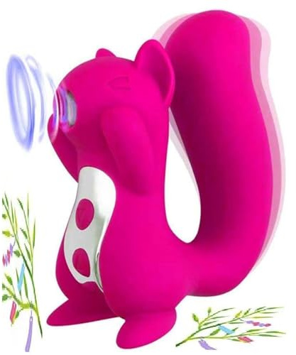 Generico Giocattoli del Sesso Scoiattolo Che Succhia Vibratore Clitoride Capezzoli Stimolazione Vaginale Giocattoli del Sesso Anale ~ Adatto per Mutandine da Donna per Stimolare Il Piacere,A