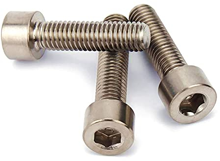 Viti M8 M10 Din912 Gr2 Viti del Tappo della Testa dell'esagono esagono in Titanio (Length : 40mm, Dimensione : M10)