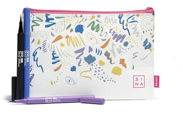 3INA MAKEUP - My Liner Kit - Flüssiger Eyeliners Set - 10h Langhaltende Matte Eyelinerstift mit Präzision Spitze pack - Hochpigmentiert Flüssig liners kit - Gift Set - Vegan - Cruelty Free