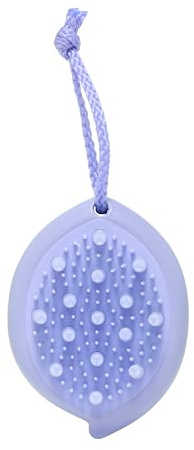 WetBrush Go Green Scalp Massager and Exfoliator, Soft Bristles for Exfoliation, Larger Bristles for Massaging, Infused with Lavender Oil for Soothing and Nourishing, Purple